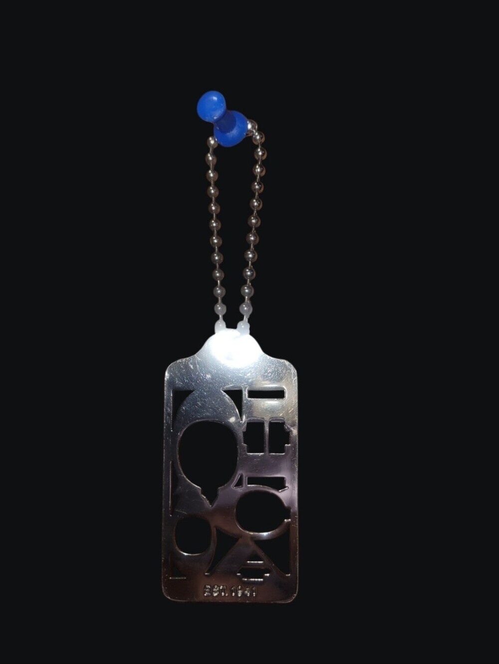Coach 70th Anniversary silver metal hangtag - Picture 2 of 2